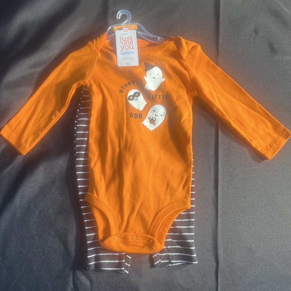 NWT Carter's Just One You Mommy's little Boo Halloween 2 Piece SZ 9M months